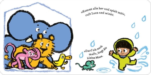 Buchcover und Innenansicht für das Buch: Rainy Day