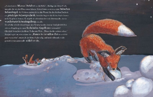 Buchcover und Innenansicht für das Buch: Was glitzert im Winterwald, kleiner Fuchs?