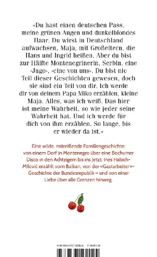 Buchcover und Innenansicht für das Buch: Dein Vater hat die Taschen voller Kirschen