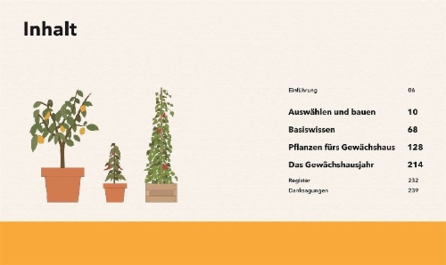 Buchcover und Innenansicht für das Buch: Alles im Gewächshaus
