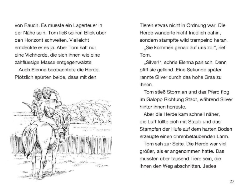 Buchcover und Innenansicht für das Buch: Tagus the Horse-Man