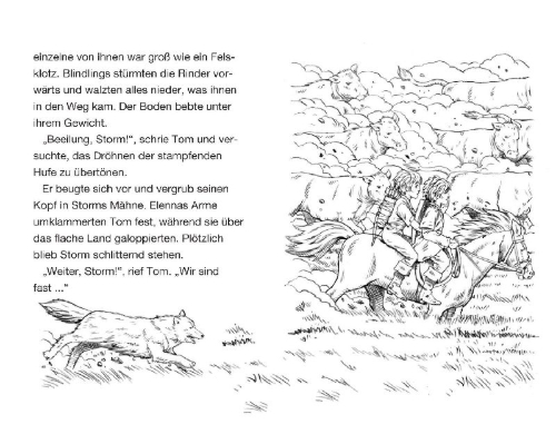 Buchcover und Innenansicht für das Buch: Tagus the Horse-Man