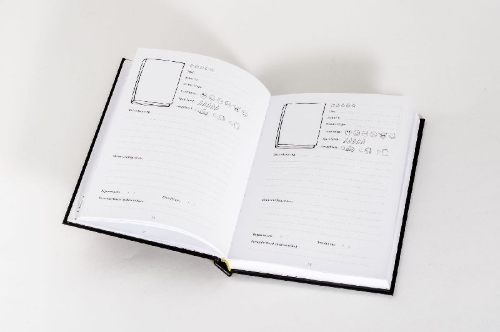 Buchcover und Innenansicht für das Buch: Carnet de lecture