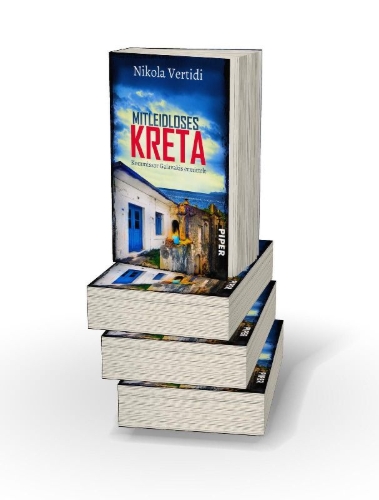 Buchcover und Innenansicht für das Buch: Mitleidloses Kreta