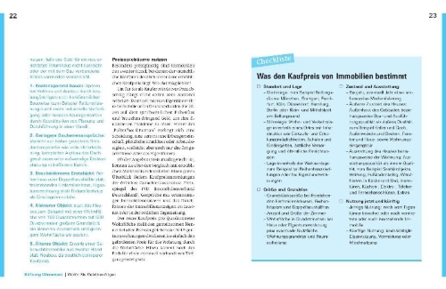 Buchcover und Innenansicht für das Buch: Immobilienfinanzierung
