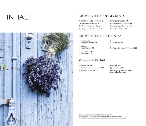 Buchcover und Innenansicht für das Buch: Vis-à-Vis Reiseführer Provence & Côte d'Azur