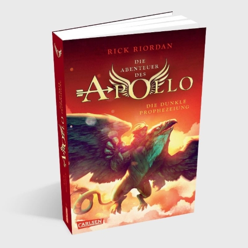 Buchcover und Innenansicht für das Buch: The Trials of Apollo Vol 2: The Dark Prophecy