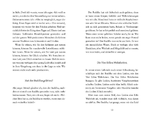 Buchcover und Innenansicht für das Buch: Ohne Schlamm kein Lotos