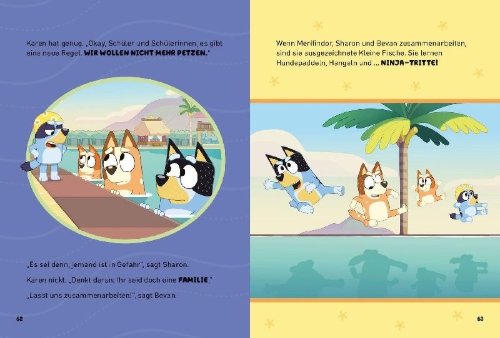 Buchcover und Innenansicht für das Buch: Bluey - More 5-Minute-Stories