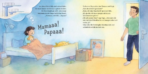 Buchcover und Innenansicht für das Buch: LESEMAUS 214: Mila traut sich