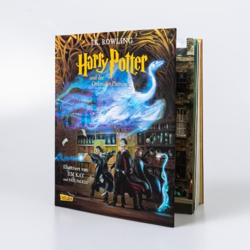 Buchcover und Innenansicht für das Buch: Harry Potter and the Order of the Phoenix