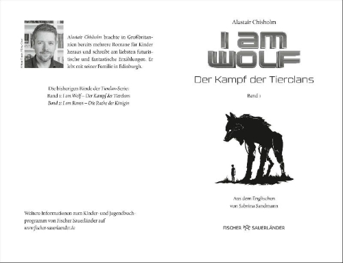 Buchcover und Innenansicht für das Buch: I am Wolf