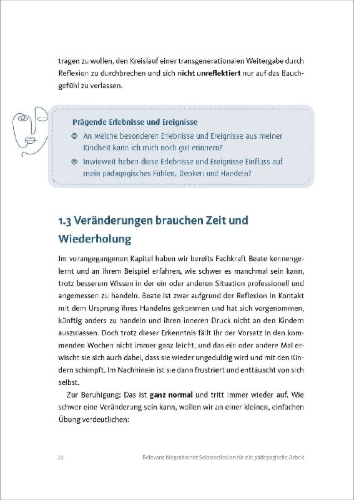Buchcover und Innenansicht für das Buch: Sich seiner selbst bewusst sein