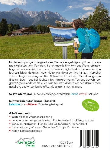 Buchcover und Innenansicht für das Buch: Wanderführer Garmisch-Partenkirchen Band 1