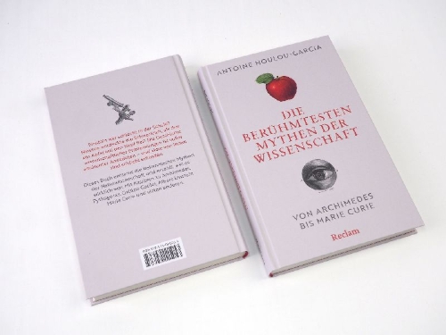 Buchcover und Innenansicht für das Buch: Et la pomme ne tomba pas sur la tête de Newton. Ces petits men-songes qui ...