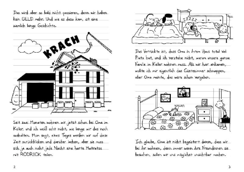 Buchcover und Innenansicht für das Buch: Gregs Tagebuch 15 - Halt mal die Luft an!