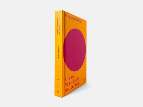 Buchcover und Innenansicht für das Buch: Unsere Wirtschaft neu denken