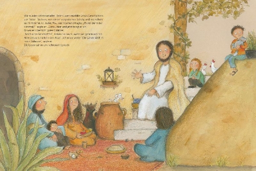 Buchcover und Innenansicht für das Buch: Die Ostergeschichte