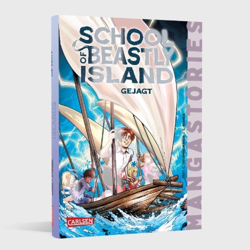 Buchcover und Innenansicht für das Buch: School of Beastly Island 3: Gejagt