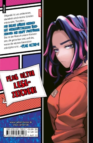 Buchcover und Innenansicht für das Buch: Boku no Hero Academia