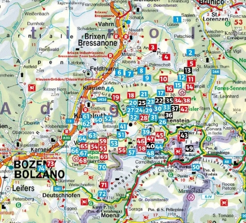 Buchcover und Innenansicht für das Buch: Dolomiten Band 1 - Grödnertal