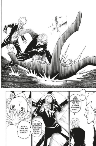 Buchcover und Innenansicht für das Buch: Hunter X Hunter