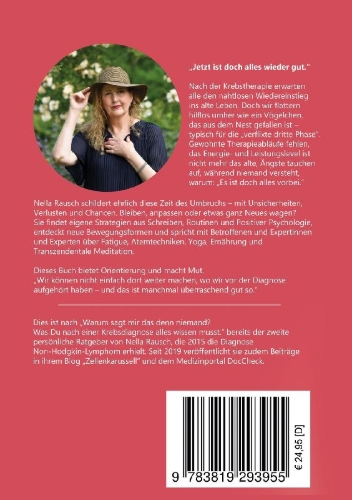Buchcover und Innenansicht für das Buch: Fliegen mit verklebten Federn.