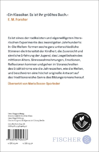 Buchcover und Innenansicht für das Buch: The Waves