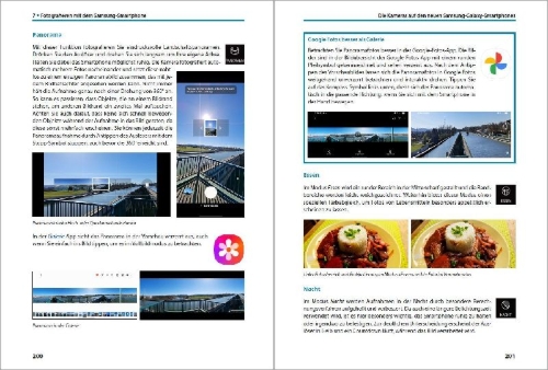 Buchcover und Innenansicht für das Buch: Samsung Galaxy A - Serie, A06, A16, A25, A26, A36, A56 Smartphone