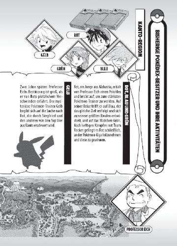 Buchcover und Innenansicht für das Buch: Pokémon - Die ersten Abenteuer