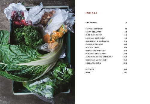 Buchcover und Innenansicht für das Buch: Vegetarische Köstlichkeiten
