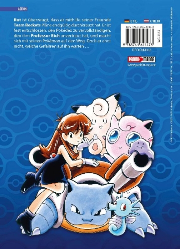 Buchcover und Innenansicht für das Buch: Pokémon - Die großen Abenteuer: Rot, Blau und Gelb 02