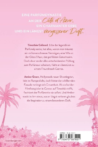 Buchcover und Innenansicht für das Buch: The French Escape - Love & Lavender, Band 1