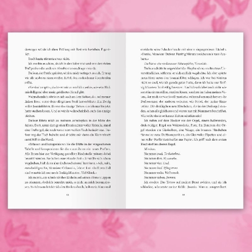 Buchcover und Innenansicht für das Buch: The French Escape - Love & Lavender, Band 1