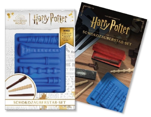 Buchcover und Innenansicht für das Buch: Harry Potter: Make Your Own Chocolate Wands
