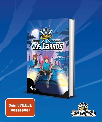Buchcover und Innenansicht für das Buch: iCrimax: Mit Vollgas durch Los Carros!