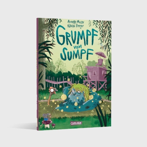 Buchcover und Innenansicht für das Buch: Grumpf vom Sumpf