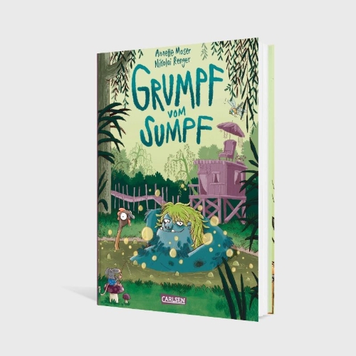 Buchcover und Innenansicht für das Buch: Grumpf vom Sumpf