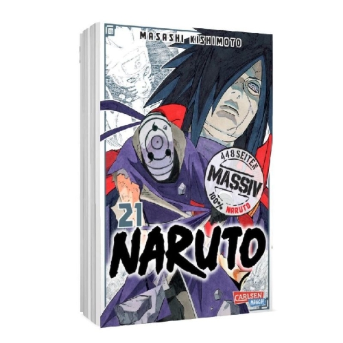 Buchcover und Innenansicht für das Buch: NARUTO Massiv 21