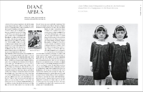 Buchcover und Innenansicht für das Buch: Große Fotografinnen aus zwei Jahrhunderten