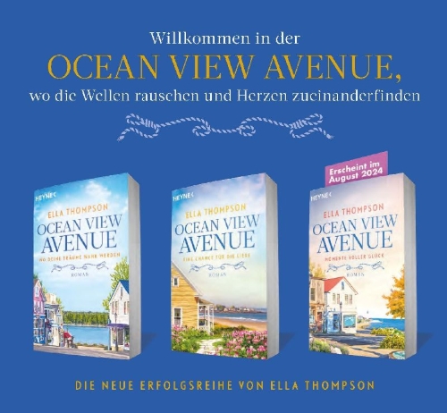 Buchcover und Innenansicht für das Buch: Ocean View Avenue - Eine Chance für die Liebe
