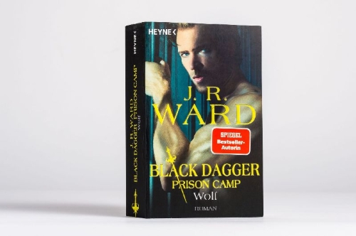 Buchcover und Innenansicht für das Buch: The Wolf - Black Dagger Prison Camp Book 2