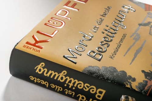 Buchcover und Innenansicht für das Buch: Mord ist die beste Beseitigung