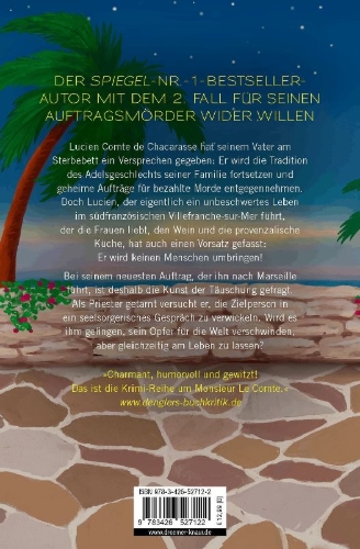 Buchcover und Innenansicht für das Buch: Monsieur le Comte und die Kunst der Täuschung