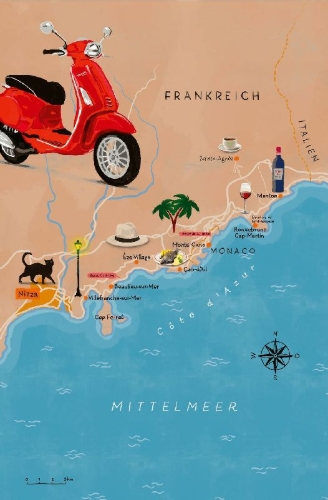Buchcover und Innenansicht für das Buch: Monsieur le Comte und die Kunst der Täuschung