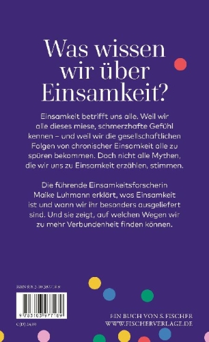 Buchcover und Innenansicht für das Buch: Einsamkeit