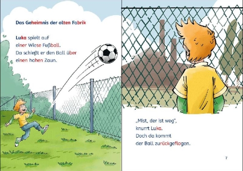 Buchcover und Innenansicht für das Buch: Leselöwen 1. Klasse - Der Wettkampf der Monstertrucks