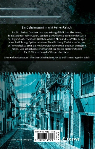 Buchcover und Innenansicht für das Buch: SPY (Band 5) - Das Lissabon-Experiment
