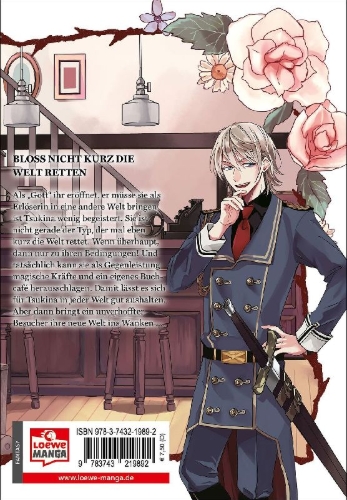 Buchcover und Innenansicht für das Buch: ISEKAI NI KYUSEISHU TOSHITE YOBAREMASHITAGA, ARASA NIWA MURI NANODE, HISSORI BOOKCAFE HAJIMEMASHITA.