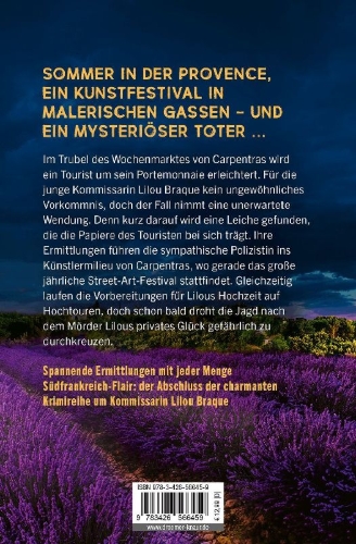 Buchcover und Innenansicht für das Buch: Lavendel-Jagd